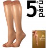 VOXX podkolenky NYLON knee-socks 20 DEN 5 párů opal