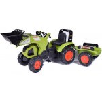 Falk FALK Šlapací traktor Claas Axos 330 s nakladačem a vlečkou FA 1011AM – Sleviste.cz