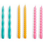 HAY Candle L Aqua + Yellow + Pink 6 ks – Zbozi.Blesk.cz