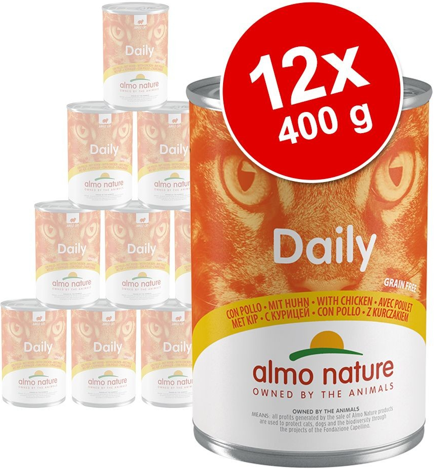 Almo Nature Daily Menu Hovězí 12 x 0,4 kg