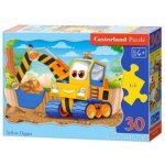 Castorland Žlutý bagr 30 dílků – Sleviste.cz