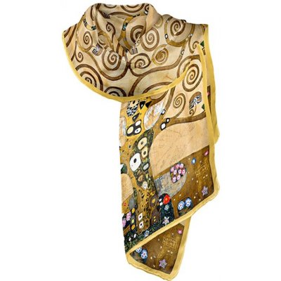 hedvábná šála Tree of Life Gustav Klimt – Zboží Mobilmania
