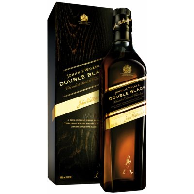 Johnnie Walker Double Black 12y 40% 0,7 l (karton) – Zboží Mobilmania