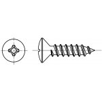 PROFISTYL DIN 7983C šroub do plechu s čočkovou hlavou a křížovou drážkou PHILLIPS (ostrá špička) pozink Varianta: DIN 7983C samořezný šroub s čočkovou hlavou křížová drážka ZnB 2,9x16 – Hledejceny.cz