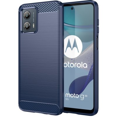 Pouzdro PROTEMIO 55956 FLEXI TPU Kryt pro Motorola Moto G53 5G modrý – Zboží Mobilmania