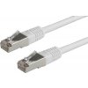síťový kabel PremiumCord 8592220006631 FTP CAT5E, patch, RJ45-RJ45, 30m, šedý