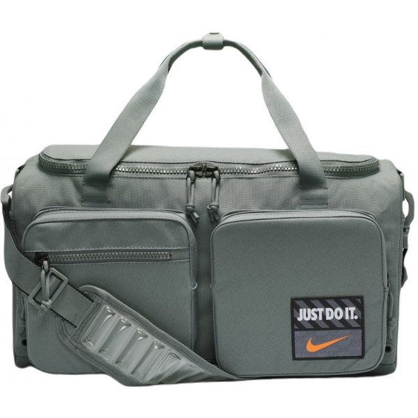 Nike Utility Power Training Duffel Bag smoke grey/black/total orange od