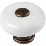 Walteco průměr 33 mm mosaz patina/bílá – HobbyKompas.cz