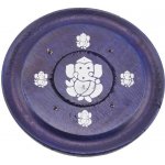 Mani Bhadra Stojánek na vonné tyčinky talířek symbol Ganesh 10 cm – Hledejceny.cz