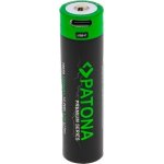 PATONA nabíjecí baterie 18650 Li-lon 3300mAh PREMIUM 3,7V s USB-C nabíjením – Sleviste.cz