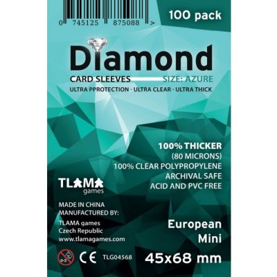 Tlama Games Diamond Azure: European Mini obaly 100 ks – Zboží Dáma