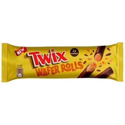 Twix Rolls sušenky s karamelovou náplní a polevou s příchutí mléčné čokolády 22 g – Hledejceny.cz