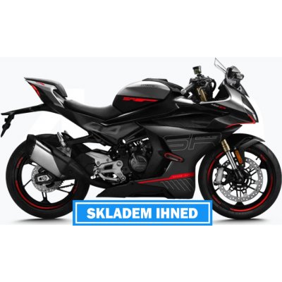 CFMoto 450SR´25 EURO5+ sportovní motorka Černo-červená – Sleviste.cz