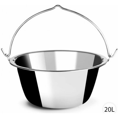 Perfect Home 13957 Zesílený nerezový kotlík na guláš 20L – Zboží Mobilmania