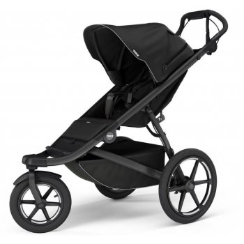 Thule Set 7v1 Urban Glide 3 Black 2024 + pláštěnka + ochranná síť + madlo + korbička Black + pláštěnka + ochranná síť na korbičku