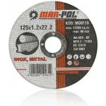 Mar-Pol Kotouč řezný 125 x 1,2 x 22,2 mm M08115 – Sleviste.cz