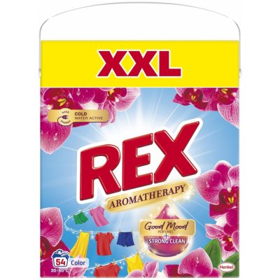Rex Prací prášek Aromatherapy Orchid Color 54 PD 2,97 kg – Zboží Mobilmania