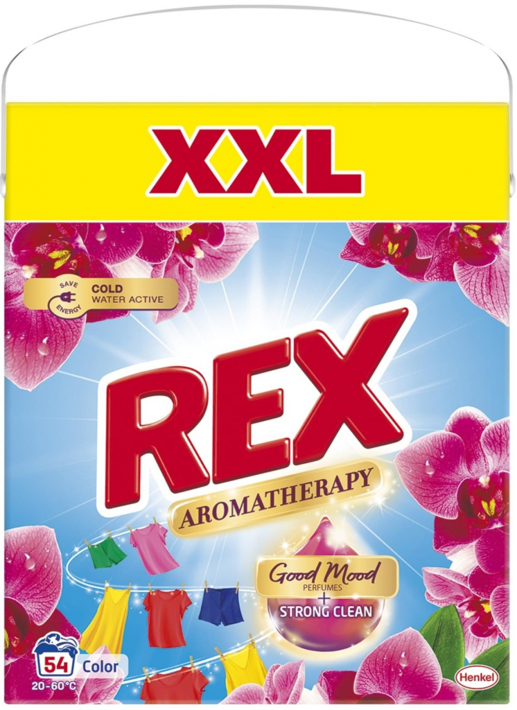 Rex Prací prášek Aromatherapy Orchid Color 54 PD 2,97 kg