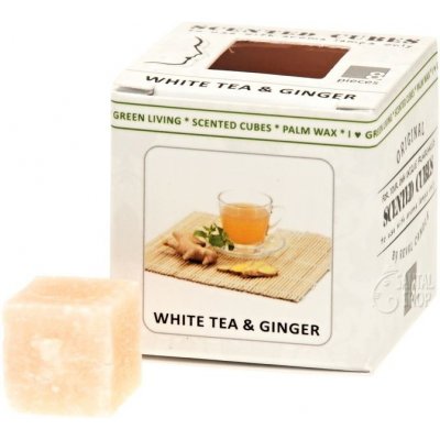 Scented cubes vonný vosk White tea & Ginger 8 x 23 g – Hledejceny.cz
