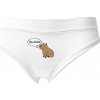 Shock absorber Kalhotky Fox s potiskem Capybara, Okey I pull down kalhotky dámské Bílá