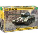 Zvezda Soviet Medium Tank T 34 85 3687 1:35