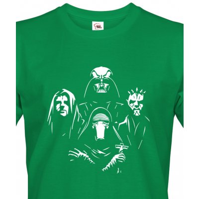 Bezvatriko tričko Star Wars Sithové zelená