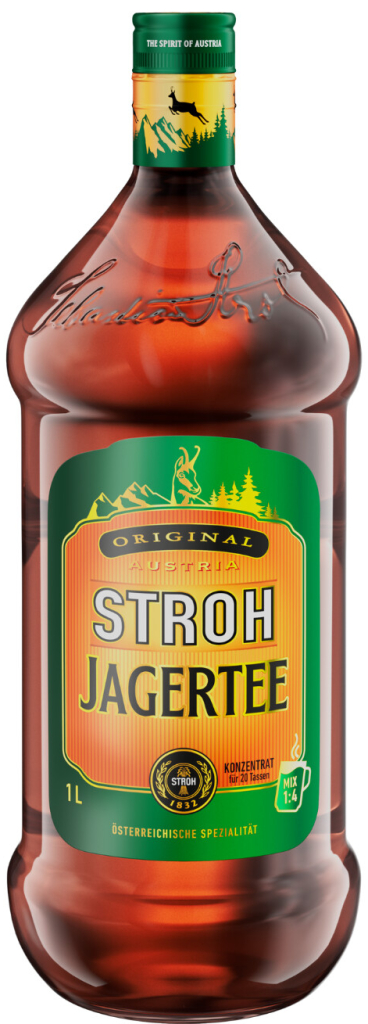Stroh Jägertee 40% 1 l (holá láhev)