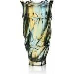 BOHEMIA TREASURY KŘISTÁLOVÁ VÁZA BOHEMIA FLAMENCO LEMON 300MM – Hledejceny.cz