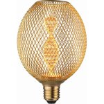 Paulmann 29088 Zyl Helix, mosazná dekorativní drátěná žárovka E27 3,5W 1800K, 11cm – Zboží Mobilmania