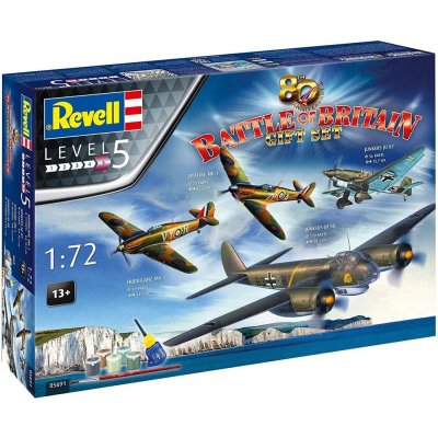 Revell Gift Set letadla 05691 80th Anniversary Battle of Britain 1:72 – Zboží Dáma