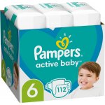 Pampers Active Baby 6 112 ks – Sleviste.cz