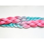 Kanekalon Easy Braid a Miss Rola Barva: PINK/L-PINK/L-MINT (unicorn), Značka: Miss Rola – Zboží Dáma