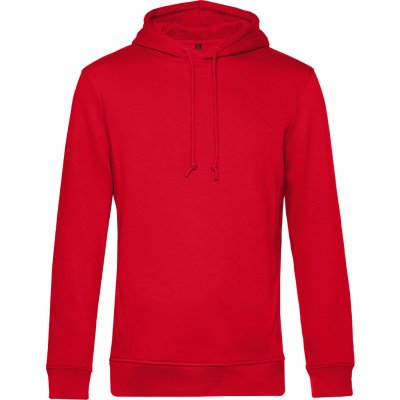 B&C Collection s kapucí Inspire Hooded červená – Zboží Mobilmania
