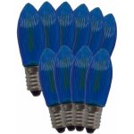 ElektroSkalka LED žárovky 14V až 55V/0,3W E-10 Filament 10ks svíčky modré (1ks) – Hledejceny.cz