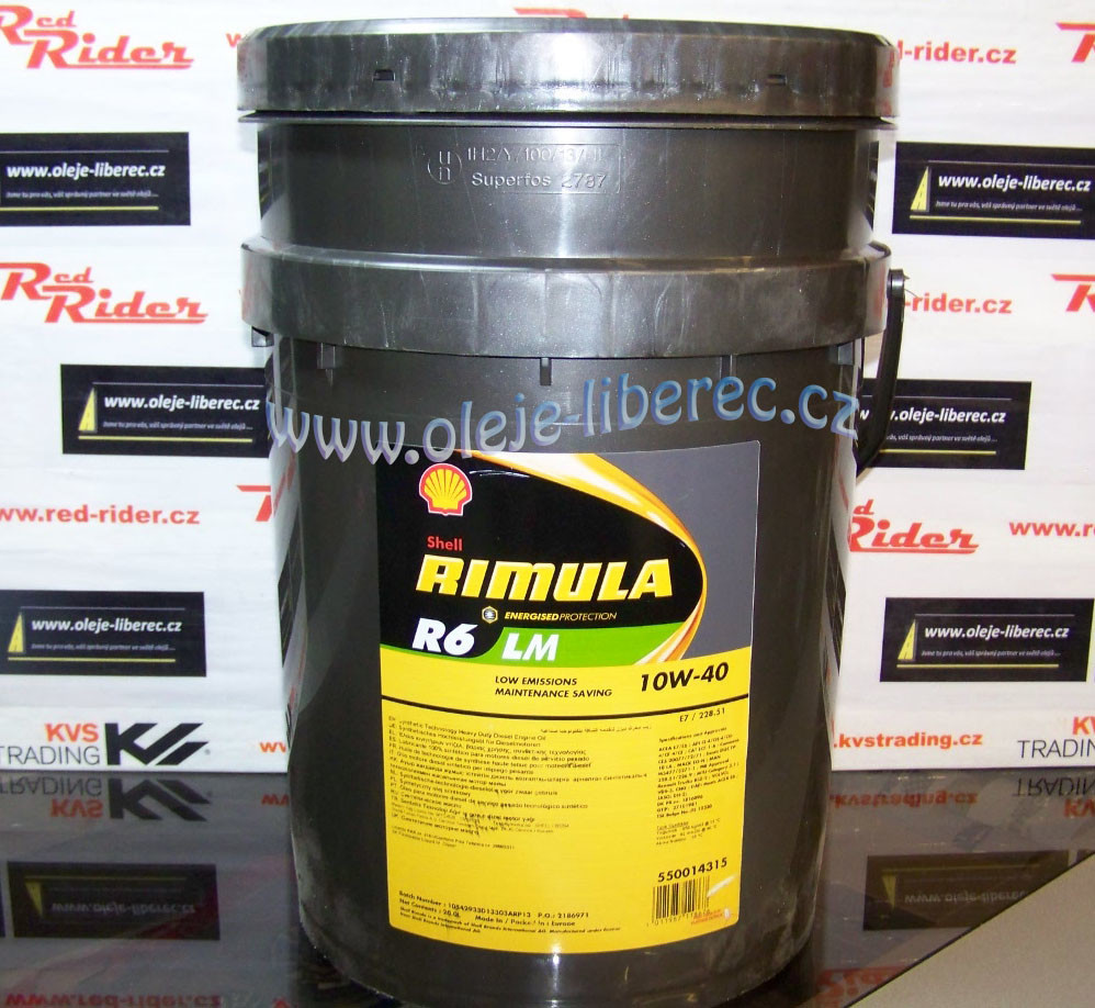 Shell Rimula R6 LM 10W-40 20 l