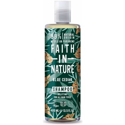 Faith in Nature For men přírodní šampon Bio Modrý cedr 400 ml – Sleviste.cz