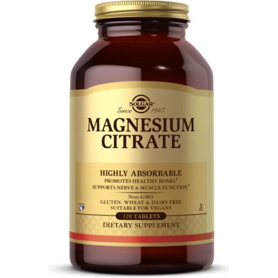 Solgar Magnesium Citrate 200 mg 120 tablet – Hledejceny.cz