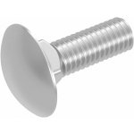 SECCARO M5 x 16 mm Nerezové Vozové Šrouby 20 ks V2A DIN 603 ISO 8677 – Zboží Mobilmania