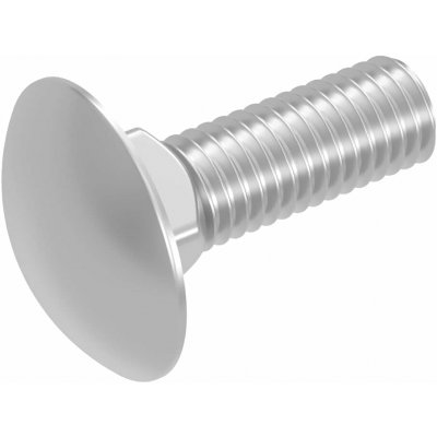 SECCARO M5 x 16 mm Nerezové Vozové Šrouby 20 ks V2A DIN 603 ISO 8677 – Zboží Mobilmania