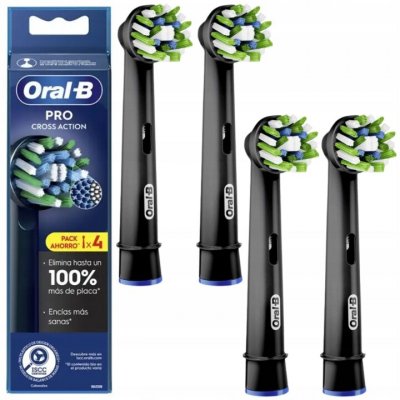 Oral-B Cross Action Black EB50BRB 4ks – Zboží Mobilmania