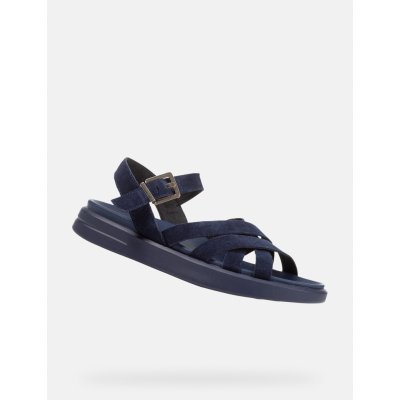 tm.MODRÉ DÁMSKÉ SANDÁLY SKECHERS REGGAE SLIM TURN IT UP 163117 NVY – Zboží Dáma