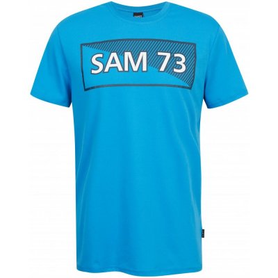 SAM 73 pánské triko FENRI MT 814 JASNĚ MODRÁ – Zboží Mobilmania
