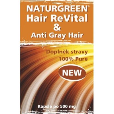 Naturgreen HairReVital & Anti Gray Hair 120 kapslí