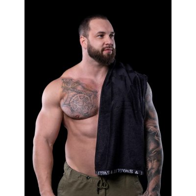 Swaglift ručník black 50 x 100 cm – Sleviste.cz
