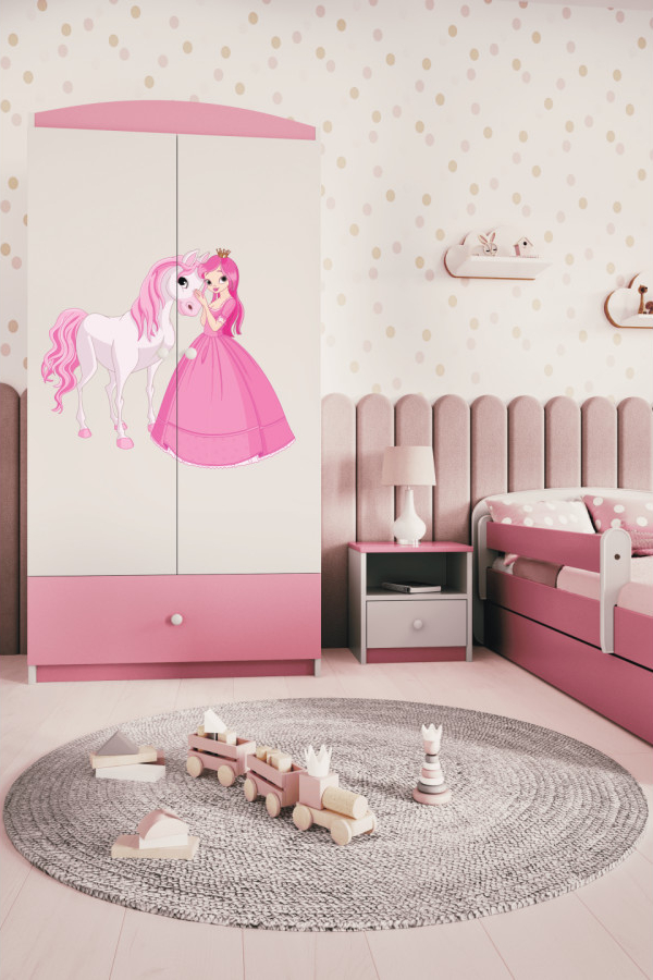 Kocot kids Babydreams 90 cm princezna a poník růžová