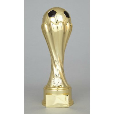 Fotbalová trofej zlatá 16 31 cm 16 cm – Sleviste.cz