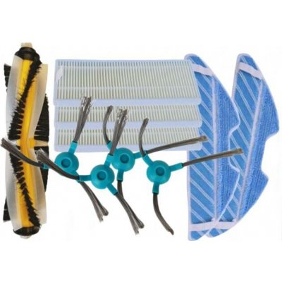 NipponCEC SIL2392H Sencor SRV4250, 6250, 8250, 9250 hepa filtry a kartáče a mopovací textilie 10 ks – Zboží Dáma