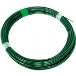 Napínací drát poplastovaný zelený (PVC) 2,25/3,40 mm, délka 78 m – Sleviste.cz