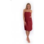 Interkontakt Dámský saunový kilt Bordeaux 80 x 140 cm – Zboží Dáma