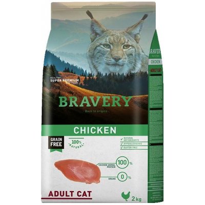 Bravery Cat ADULT kuře 0,6 kg